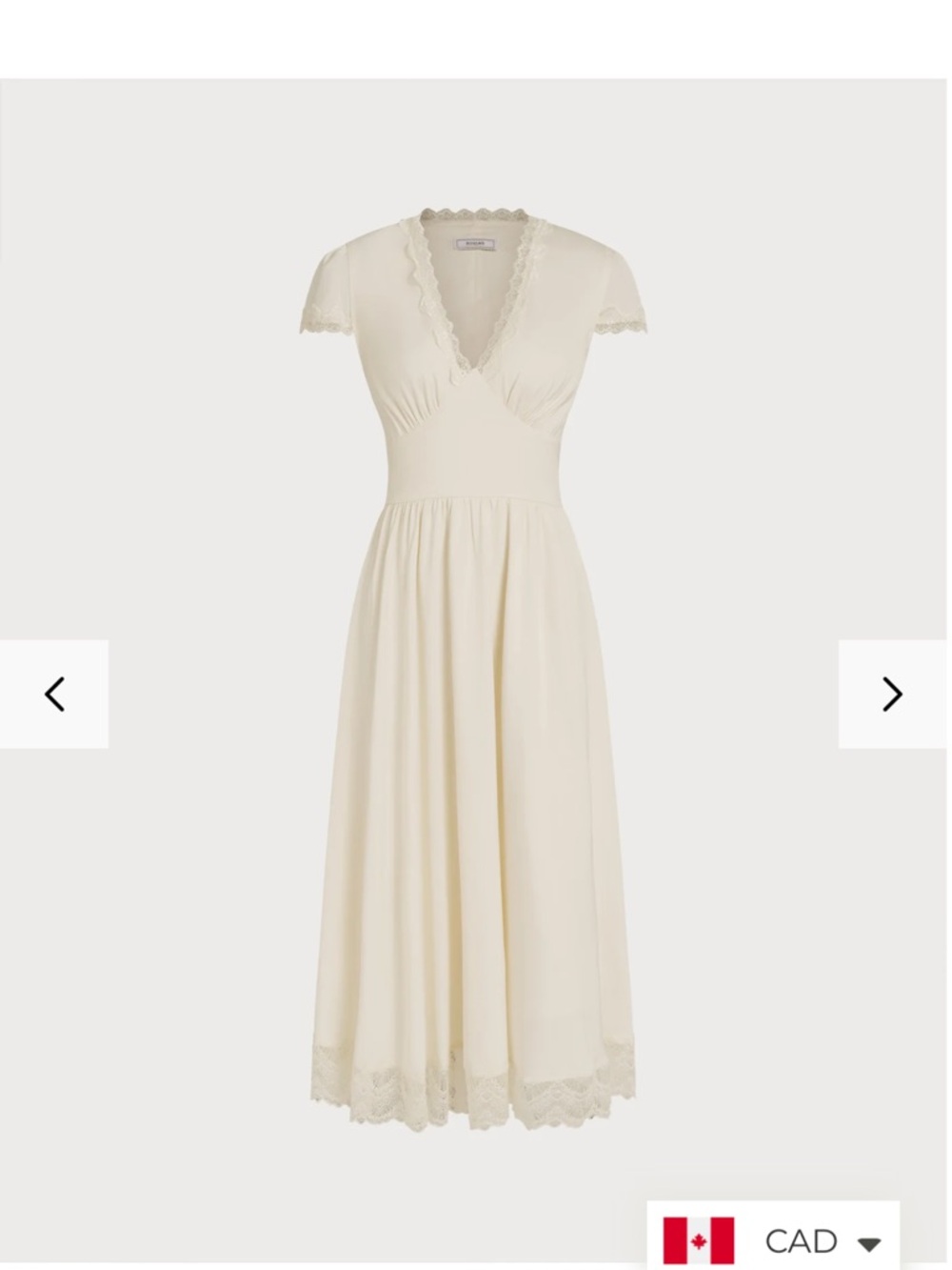 RIHOAS Apricot Lace V-Neck Maxi Dress - Picture 6 of 6
